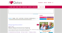 Desktop Screenshot of iloveqatar.net